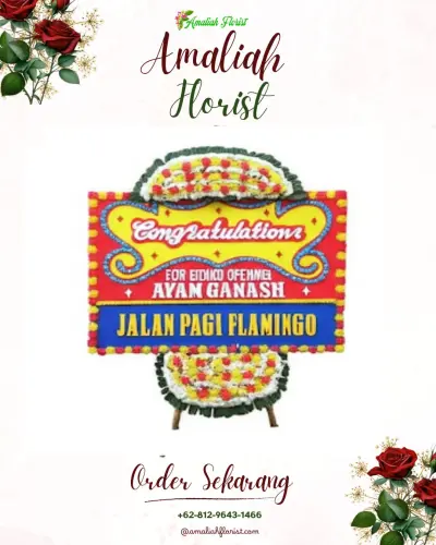 Bunga Papan Congratulation di Singabangsa